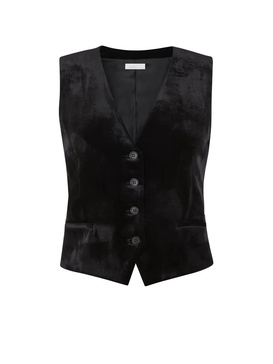 Black Velvet Waistcoat