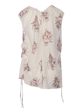 White Top With Prints