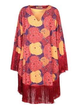 Multi-color Floral Mini Dress