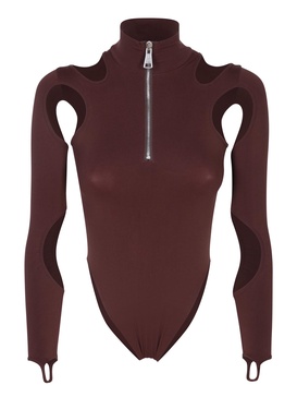 Sculpting Brown Bodysuit