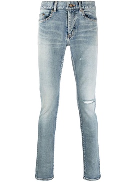 SAINT LAURENT Low Waist Skinny 5 Pockets Pants for Men