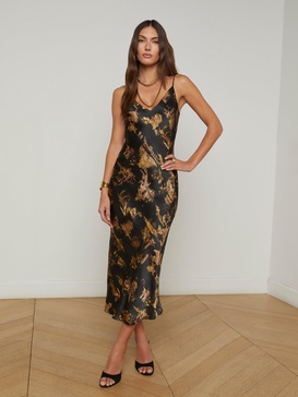 Seridie Silk Slip Dress