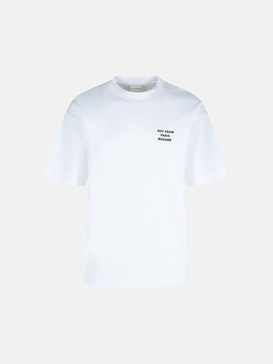 WHITE COTTON T-SHIRT