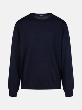 'MATT' NAVY WOOL SWEATER