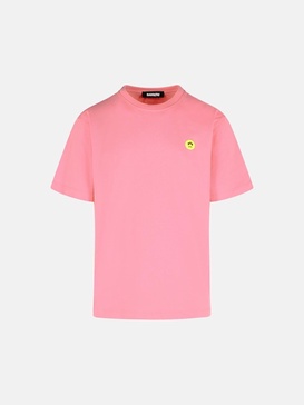 'ORSO' PINK COTTON T-SHIRT