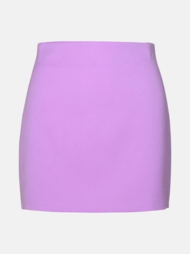 LILAC POLYESTER SKIRT