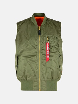 GREEN NYLON VEST