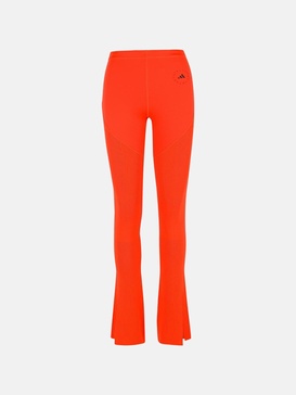 'YOGA' RED POLYESTER BLEND LEGGINGS