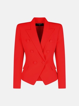 RED VISCOSE BLAZER