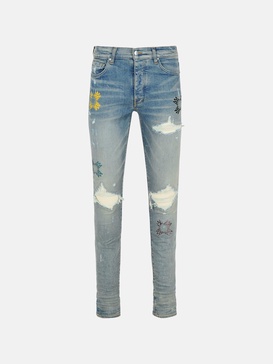 'SKINNY' LIGHT BLUE DENIM JEANS