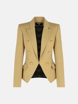 BEIGE COTTON BLAZER