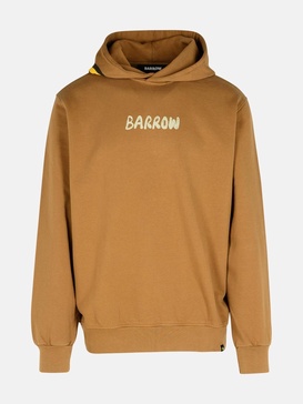 BROWN COTTON SWEATSHIRT