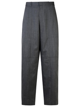 Jil Sander Grey Wool Trousers Men