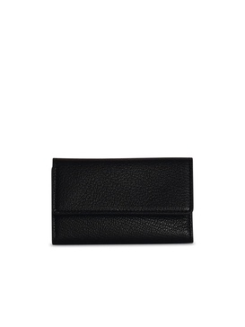 Maison Margiela Black Leather Keyring Men