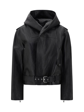 Alaïa Women Hooded Leather Jacket