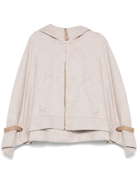 Max Mara Women Wool Hooded Cape