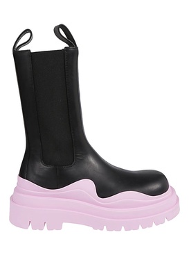 Bottega Veneta Women Bv Tire Leather Bots