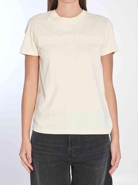 Moncler Women T-Shirt With Embroidered Logo