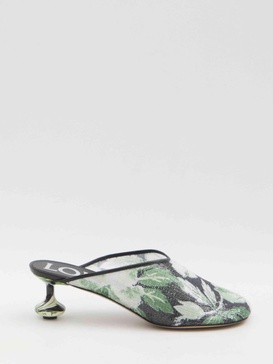 Loewe Women Sequined Toy Mules