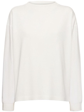 Amira jersey crewneck sweatshirt