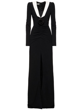 Cady evening dress w/ rose