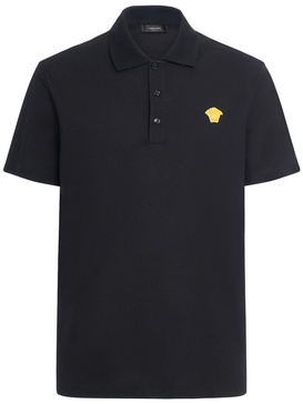 Medusa cotton piqué polo