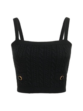 Wool knit top