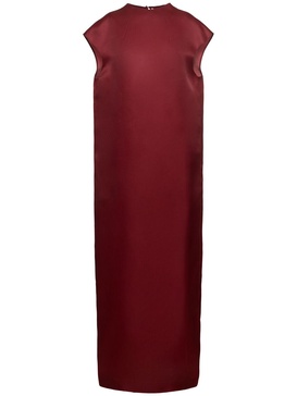 Lohan silk satin long dress