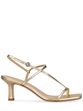 65mm Elise laminated leather sandals