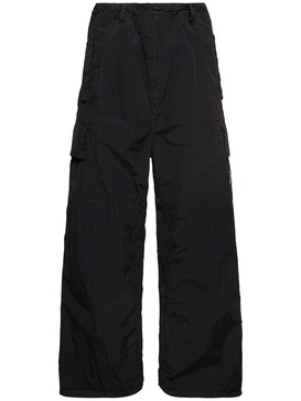 Flatt nylon oversize pants