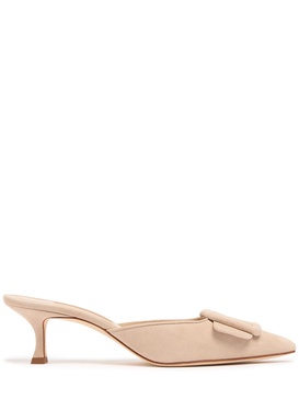 50mm Maysale suede mules