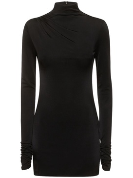 Parker stretch jersey cutout mini dress
