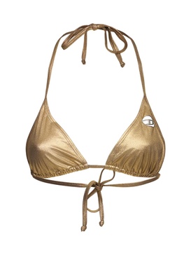 Lady logo triangle bikini top
