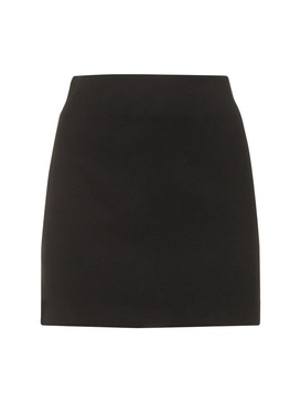 Nerea tech crepe satin mini skirt