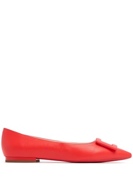 5mm Gommettine leather ballerina flats