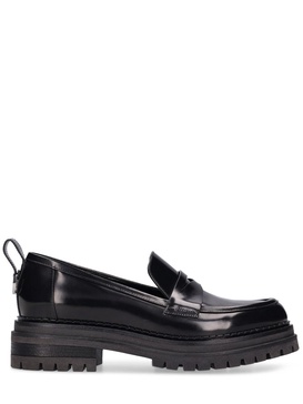 30mm Sr Joan brushed leather loafers