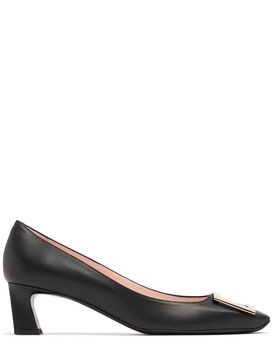 45mm Trompette leather pumps