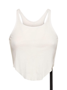 Jersey cropped top