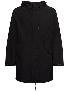 Flatt nylon goggle fishtail parka