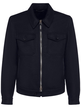 Officer light melton jacket