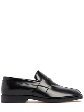 20mm Tabi brushed leather loafers