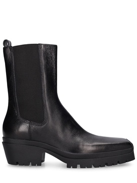 45mm Terrain crackled leather ankle boot