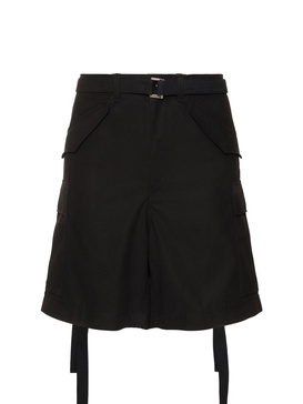 Cotton twill shorts