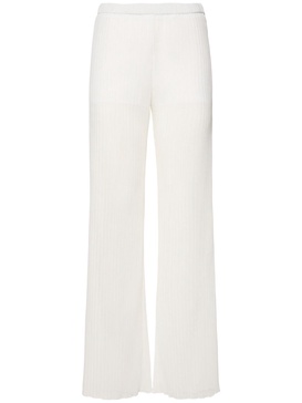 High waist flared pants