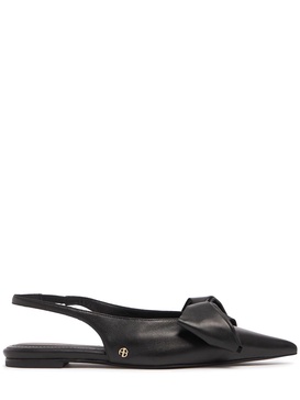 10mm Nina leather slingback flats