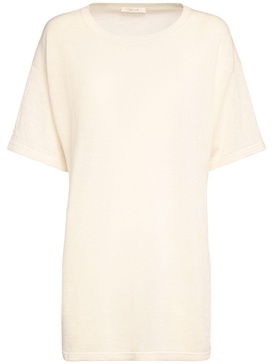 Jiselle linen blend short sleeved top