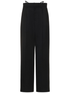 Embellished low waist g-string pants