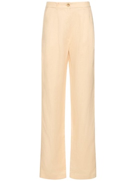 Jay linen straight pants