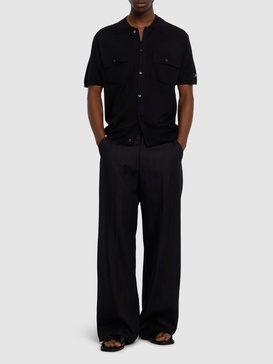 Maurice polo knit cardigan