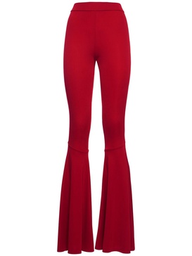 Peggy maxi flared jersey pants